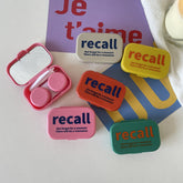 Estuche para lentes de contacto de colores Summer Idle Style